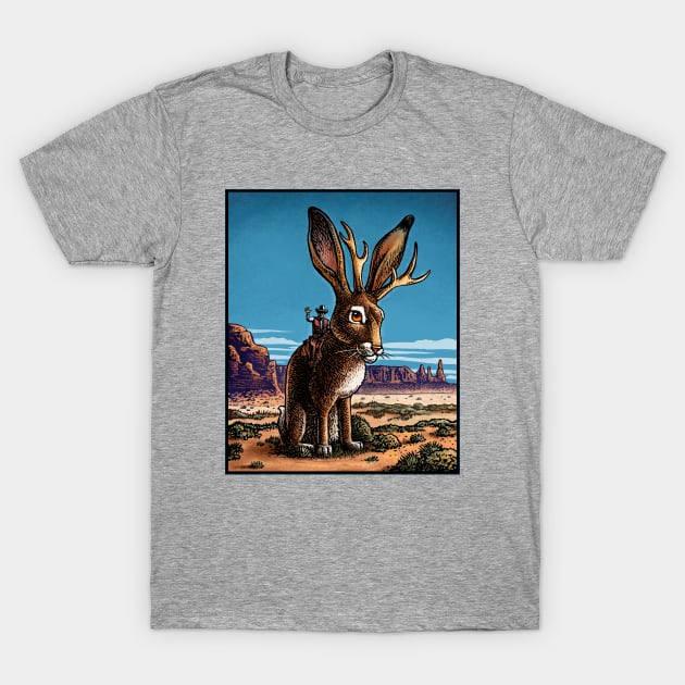 The Jackalope T-Shirt by ChetArt